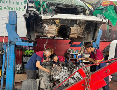 HẠ THÁO LẮP ĐỘNG CƠ RANGE ROVER SPORT 5.0 v8