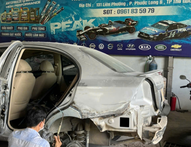 LÀM ĐỒNG PHỤC HỒI XE TAI NẠN