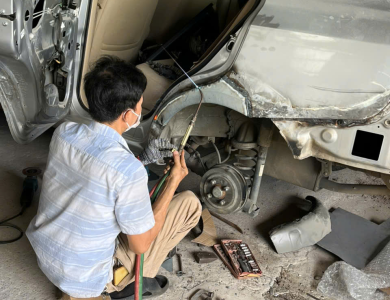 LÀM ĐỒNG PHỤC HỒI XE TAI NẠN