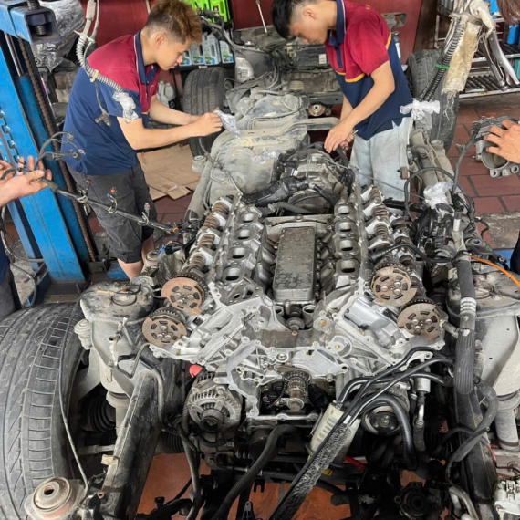 HẠ THÁO LẮP ĐỘNG CƠ RANGE ROVER SPORT 5.0 v8