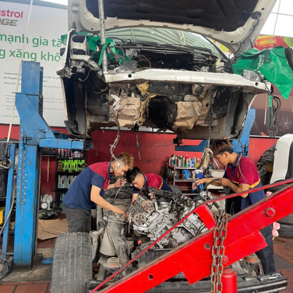 HẠ THÁO LẮP ĐỘNG CƠ RANGE ROVER SPORT 5.0 v8